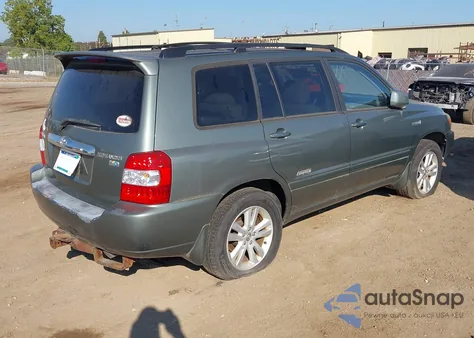 2007 Toyota Highlander Hybrid Limited V6 from USA, damaged, VIN JTEGW21A770018128
